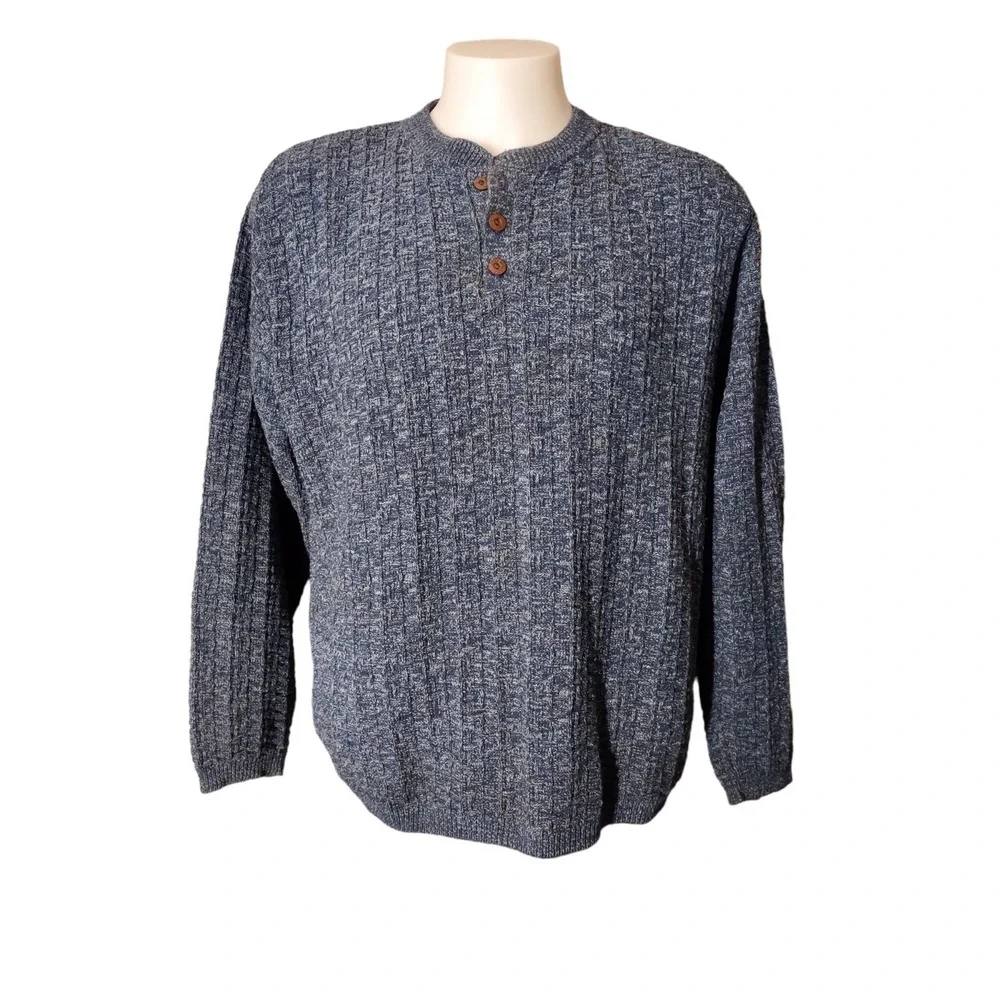 Haggar henley sweater